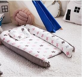 Breathable Cotton Multi Purpose Crib Nest Solid For Nursery